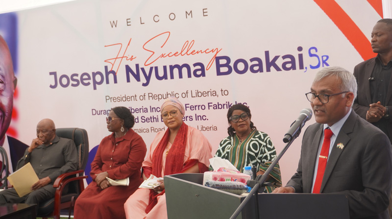 Inauguration/Ground Breaking Ceremony of Indian Enterprises by President of Liberia- 17 April 2026